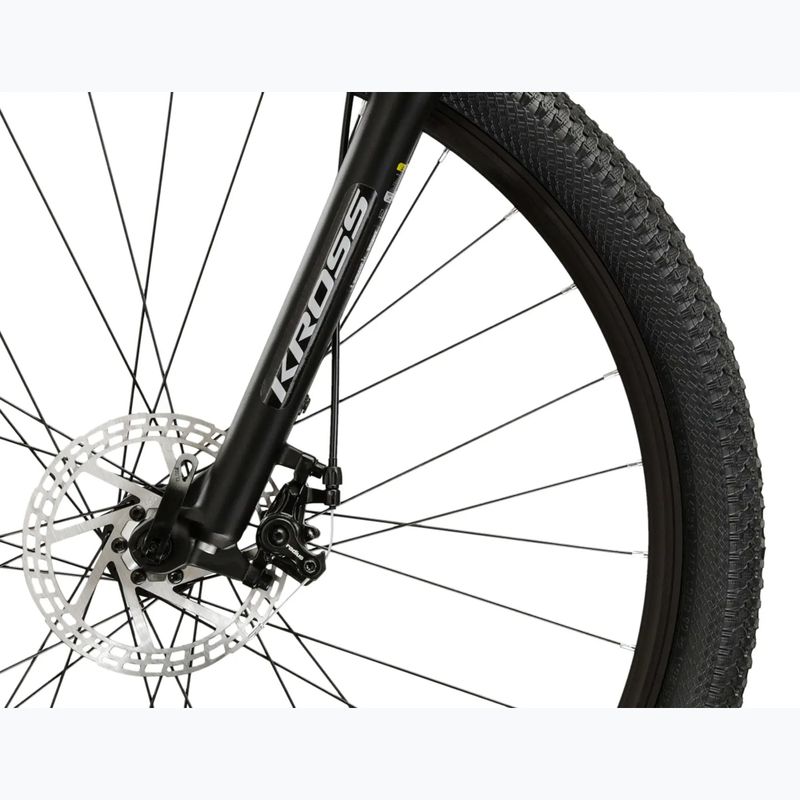 Kalnų dviratis KROSS Hexagon 3.0 27,5" black/silver/matte 7
