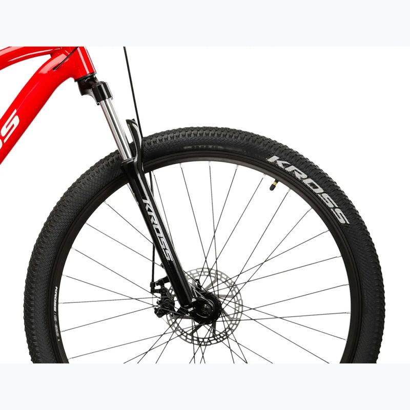 Kalnų dviratis KROSS Hexagon 2.0 27,5" red/grey/gloss 6