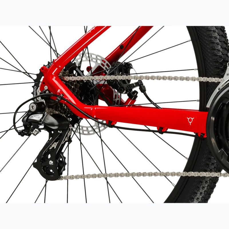 Kalnų dviratis KROSS Hexagon 2.0 27,5" red/grey/gloss 8