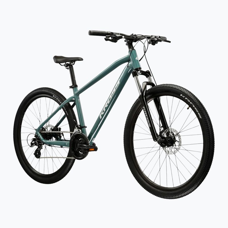 Kalnų dviratis KROSS Hexagon 2.0 27,5" green/silver/gloss 2