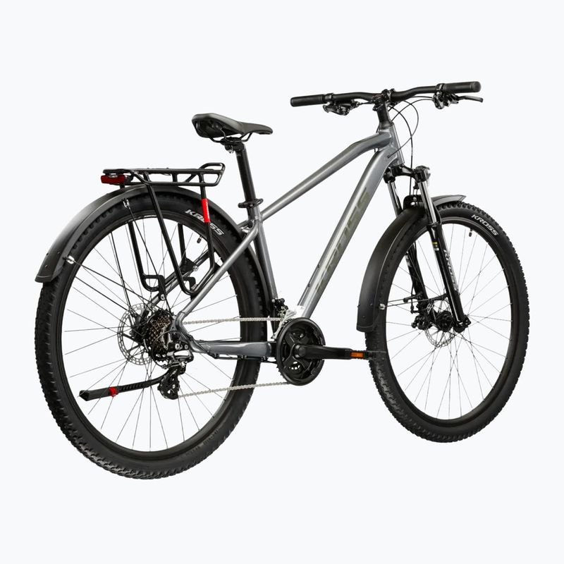 Kalnų dviratis KROSS Hexagon 2.0 EQ 27,5" grey/dark grey/gloss 3