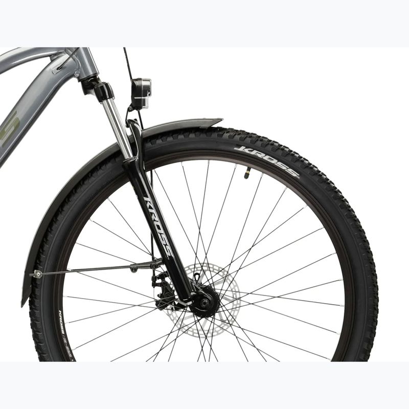 Kalnų dviratis KROSS Hexagon 2.0 EQ 27,5" grey/dark grey/gloss 6