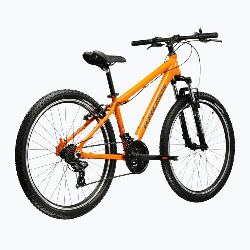 Kalnų dviratis KROSS Hexagon 1.0 26" orange/graphite/gloss 3