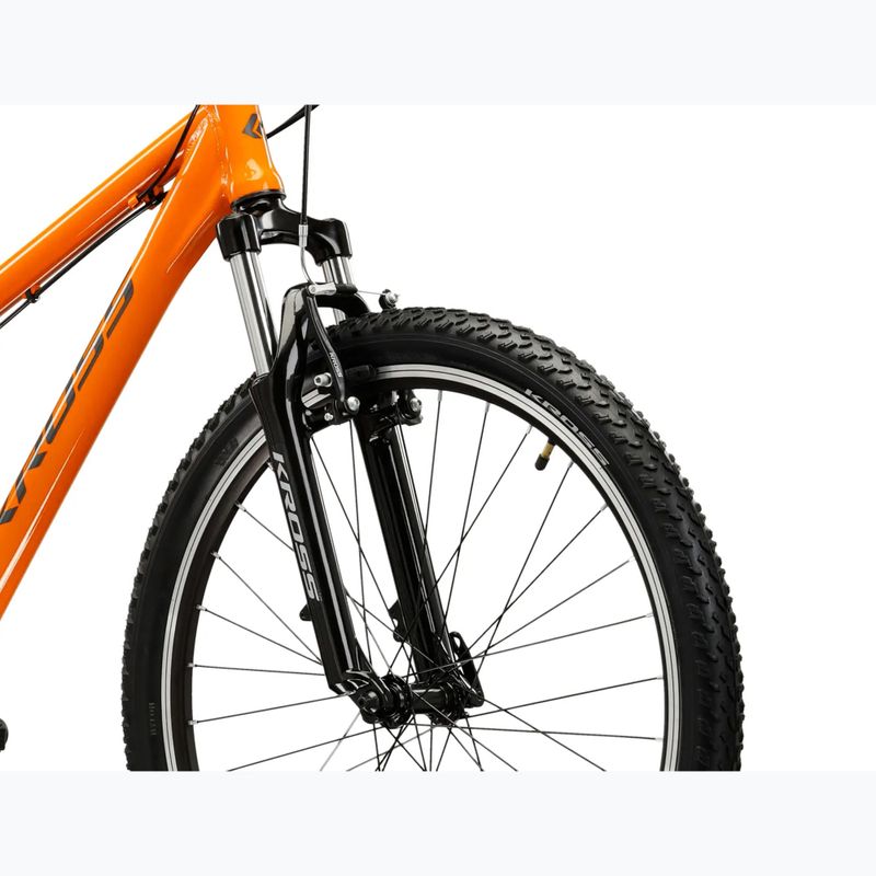 Kalnų dviratis KROSS Hexagon 1.0 26" orange/graphite/gloss 5
