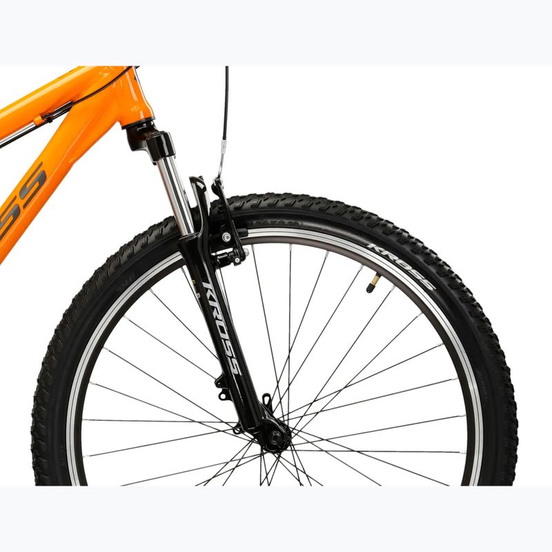 Kalnų dviratis KROSS Hexagon 1.0 26" orange/graphite/gloss 6