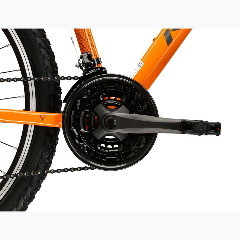 Kalnų dviratis KROSS Hexagon 1.0 26" orange/graphite/gloss 9