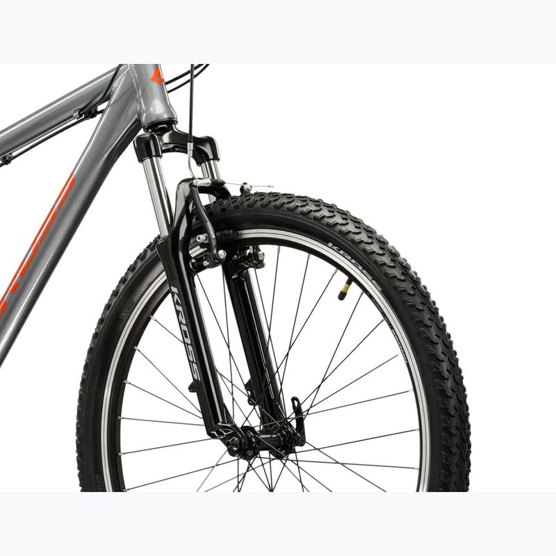 Kalnų dviratis KROSS Hexagon 1.0 26" graphite/orange/gloss 5