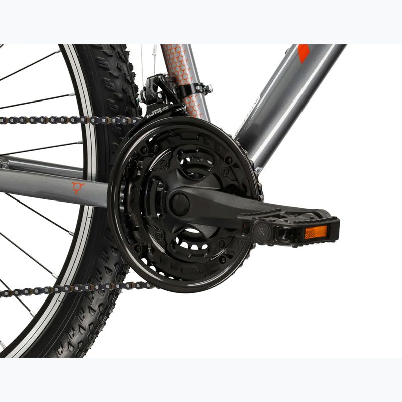 Kalnų dviratis KROSS Hexagon 1.0 26" graphite/orange/gloss 8