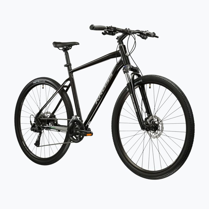 Kroso dviratis KROSS Evado 7.0 black/silver/gloss 2