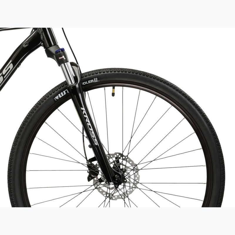 Kroso dviratis KROSS Evado 7.0 black/silver/gloss 6