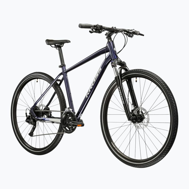 Kroso dviratis KROSS Evado 5.0 navy/silver/gloss 2