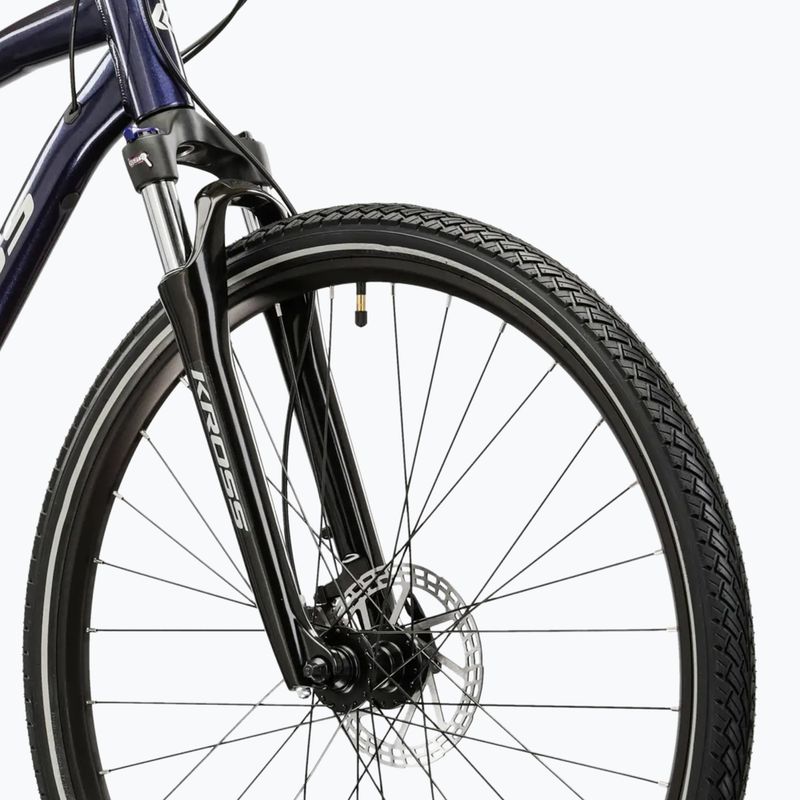 Kroso dviratis KROSS Evado 5.0 navy/silver/gloss 5