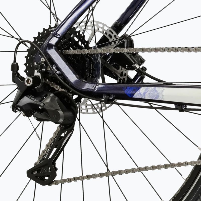 Kroso dviratis KROSS Evado 5.0 navy/silver/gloss 8