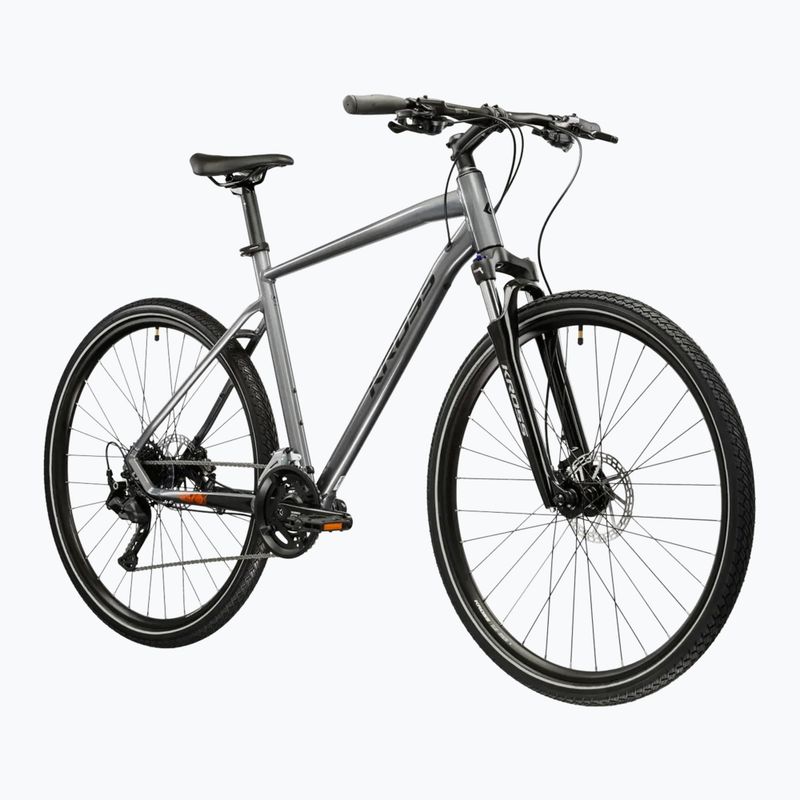 Kroso dviratis KROSS Evado 5.0 grey/black/gloss 2
