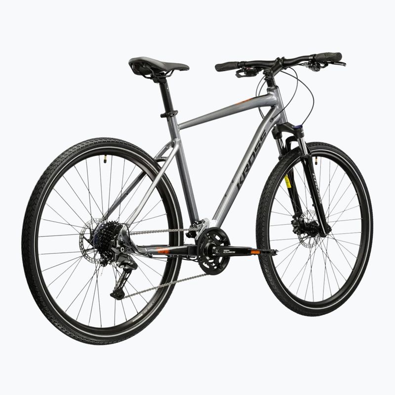 Kroso dviratis KROSS Evado 5.0 grey/black/gloss 3