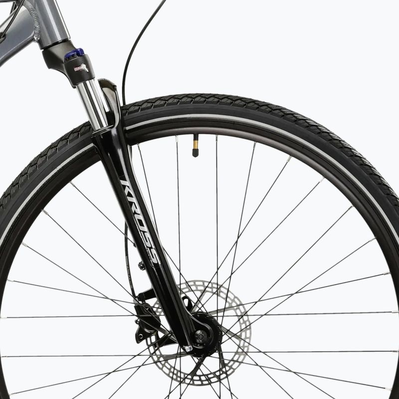 Kroso dviratis KROSS Evado 5.0 grey/black/gloss 6