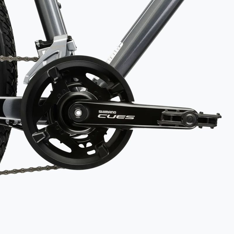 Kroso dviratis KROSS Evado 5.0 grey/black/gloss 10