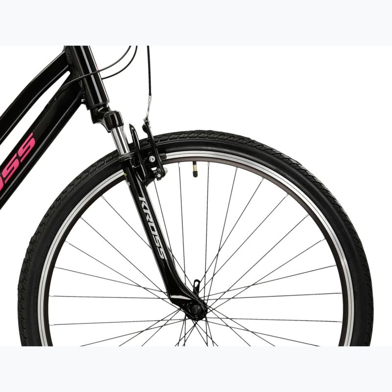 Moteriškas krosinis dviratis KROSS Evado 2.0 In black/pink 6