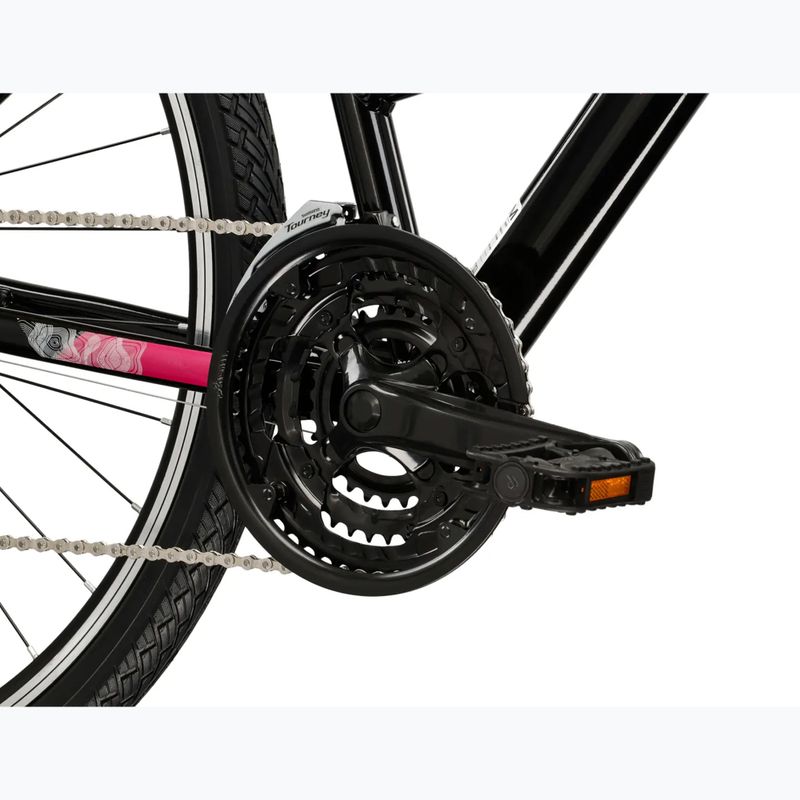 Moteriškas krosinis dviratis KROSS Evado 2.0 In black/pink 8