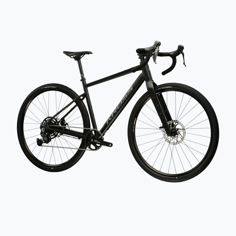 Gravel dviratis KROSS Esker 1.0 black/graphite/matte 2