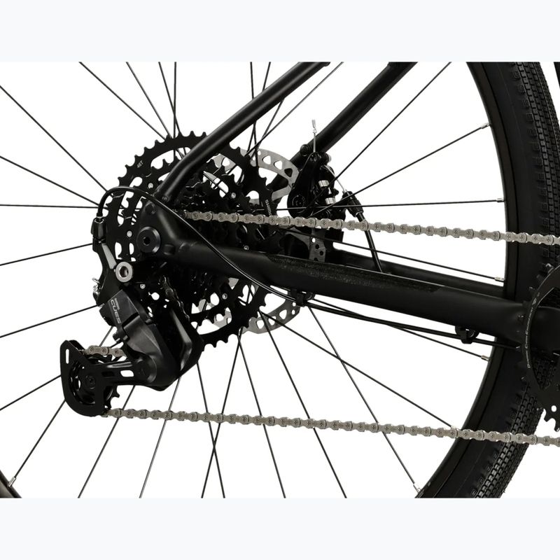 Gravel dviratis KROSS Esker 1.0 black/graphite/matte 9