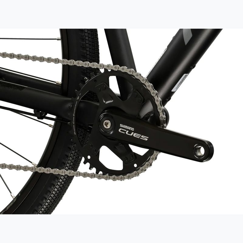 Gravel dviratis KROSS Esker 1.0 black/graphite/matte 10