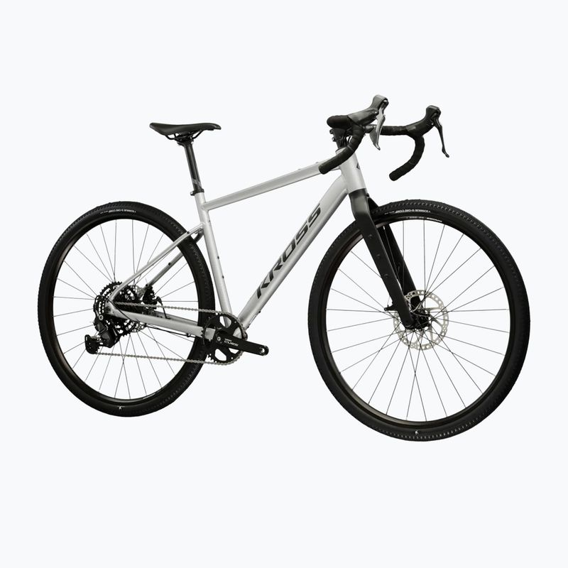 Gravel dviratis KROSS Esker 1.0 grey/graphite/matte 2