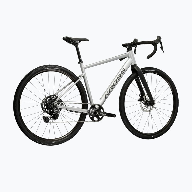 Gravel dviratis KROSS Esker 1.0 grey/graphite/matte 3