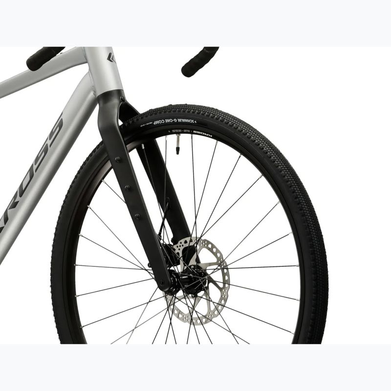 Gravel dviratis KROSS Esker 1.0 grey/graphite/matte 7
