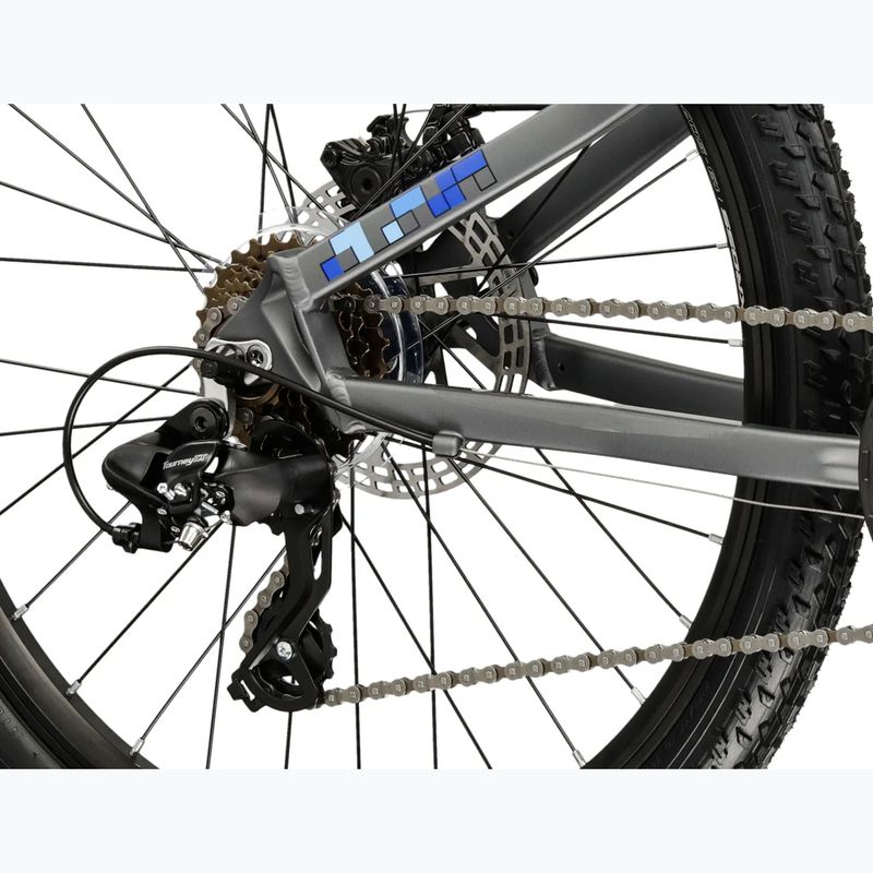 Vaikiškas dviratis KROSS Dust Jr 1.0 Dsc grey/navy/matte 6