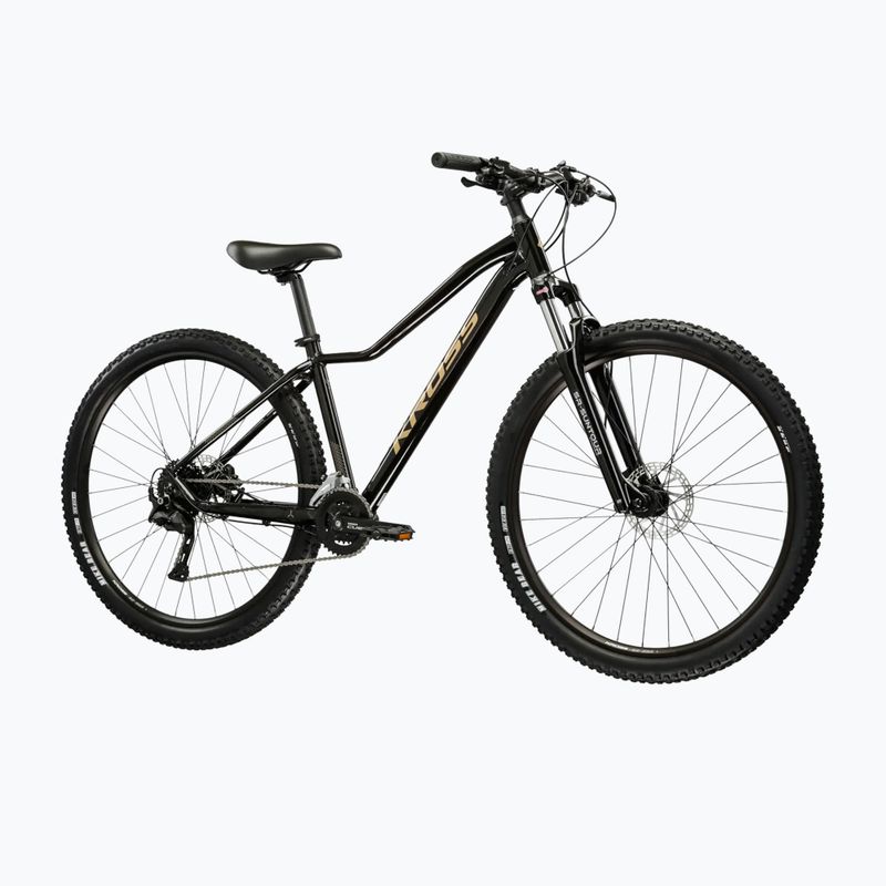 Moteriškas kalnų dviratis KROSS Lea 5.0 27,5" black/gold/gloss 2