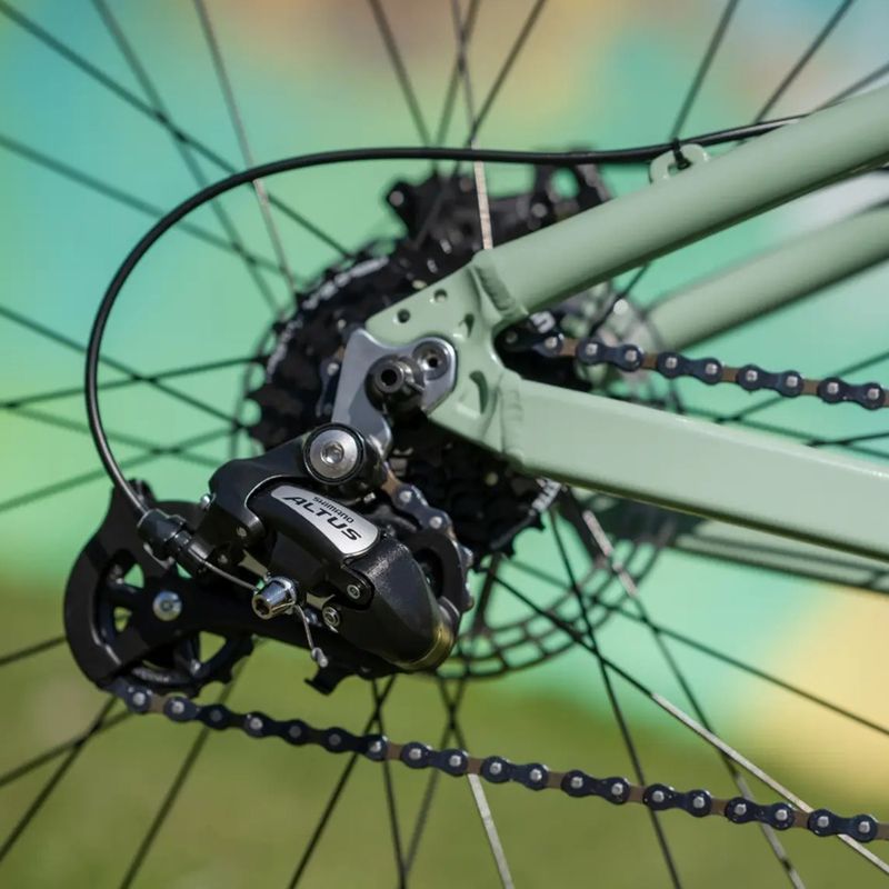 Dirt dviratis KROSS Spade 1.0 green/silver/gloss 17