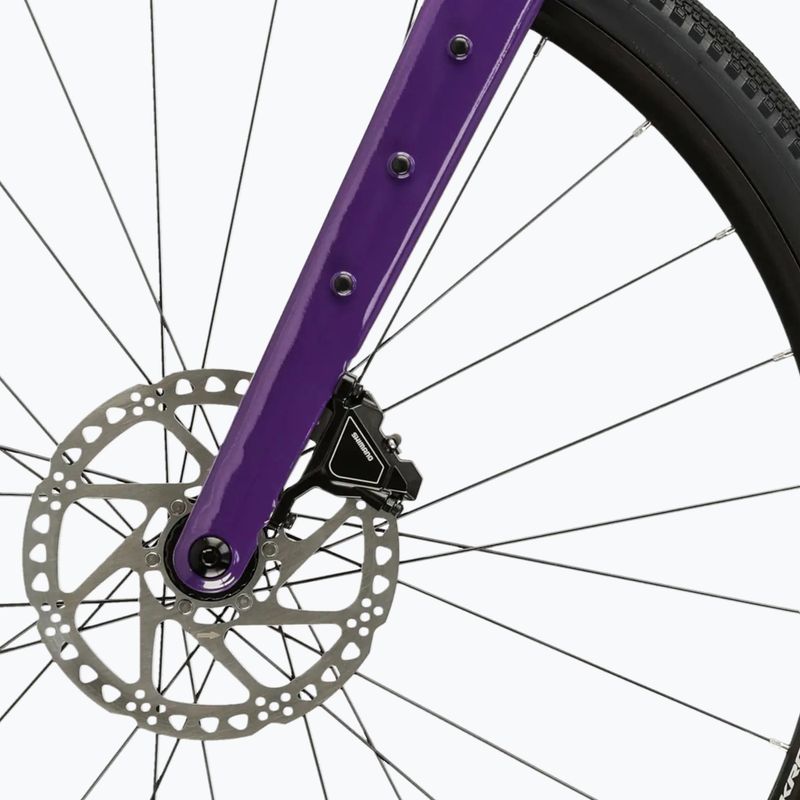 Gravel dviratis KROSS Esker 1.0 FL grey/purple/gloss 7