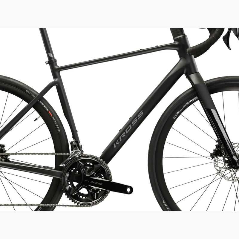 Plento dviratis KROSS Alta 4.0 black/graphite/matte 12