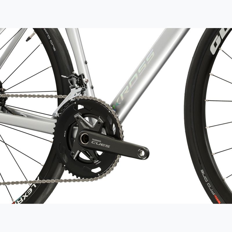 Plento dviračio KROSS Alta 2.0 silver/turquoise/gloss 8