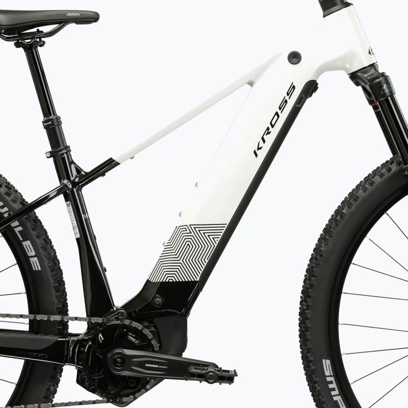 Elektrinis dviratis KROSS Influx Hyb 5.0 29 electric 800 Wh black/white/gloss 11