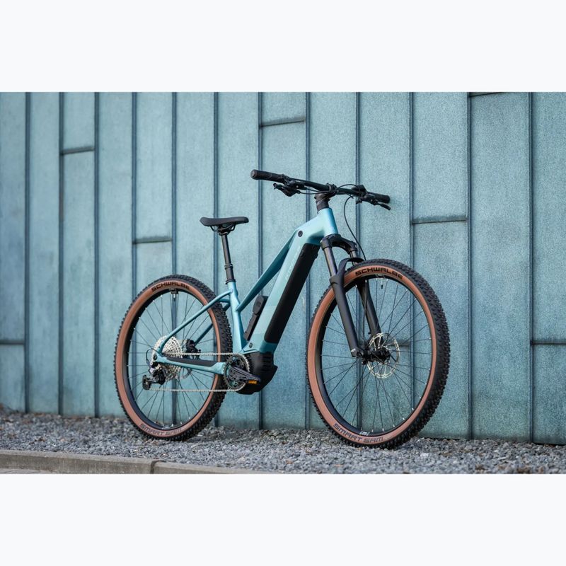 Moteriškas elektrinis dviratis KROSS Influx Hyb 4.0 W 29 cells 800 Wh blue/light blue/matte 14