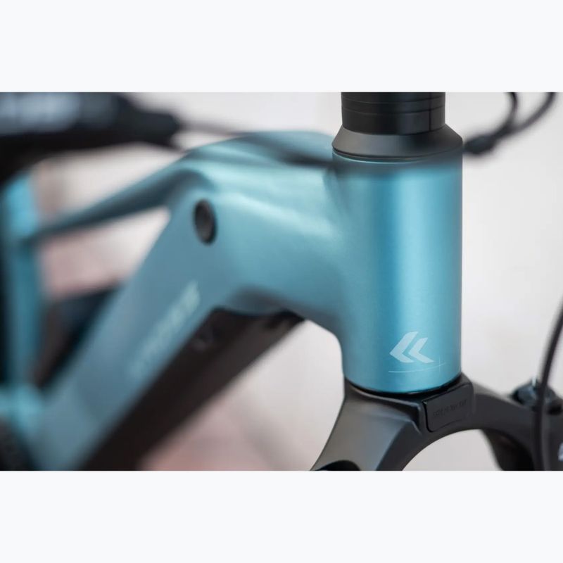 Moteriškas elektrinis dviratis KROSS Influx Hyb 4.0 W 29 cells 800 Wh blue/light blue/matte 17