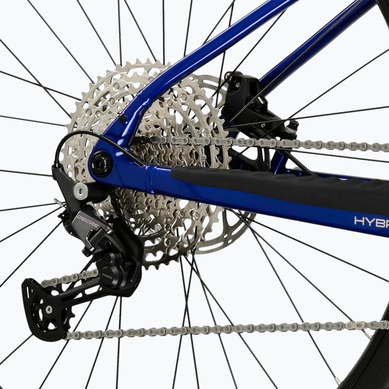 Elektrinis dviratis KROSS Influx Hyb 4.0 29 el. 800 Mh blue/light blue/gloss 8