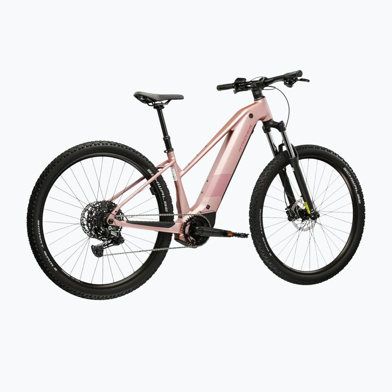 Moteriškas elektrinis dviratis KROSS Influx Hyb 3.0 27,5 el. 800 Wh pink/burgundy/matte 3