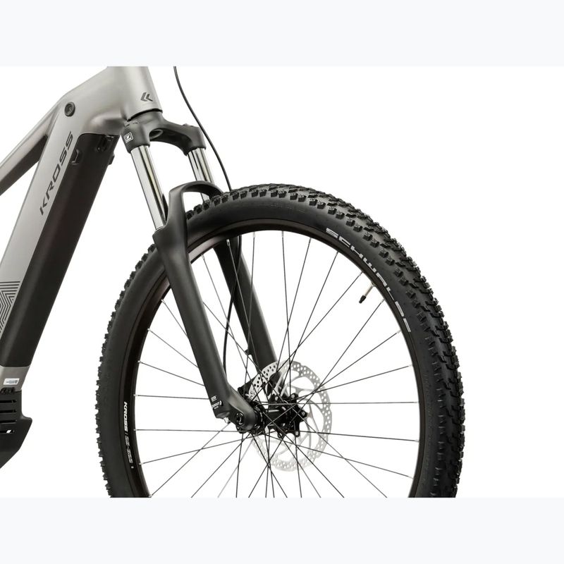 Elektrinis dviratis KROSS Influx Hyb 2.0 29 el. 600 Wh silver/black/matte 6