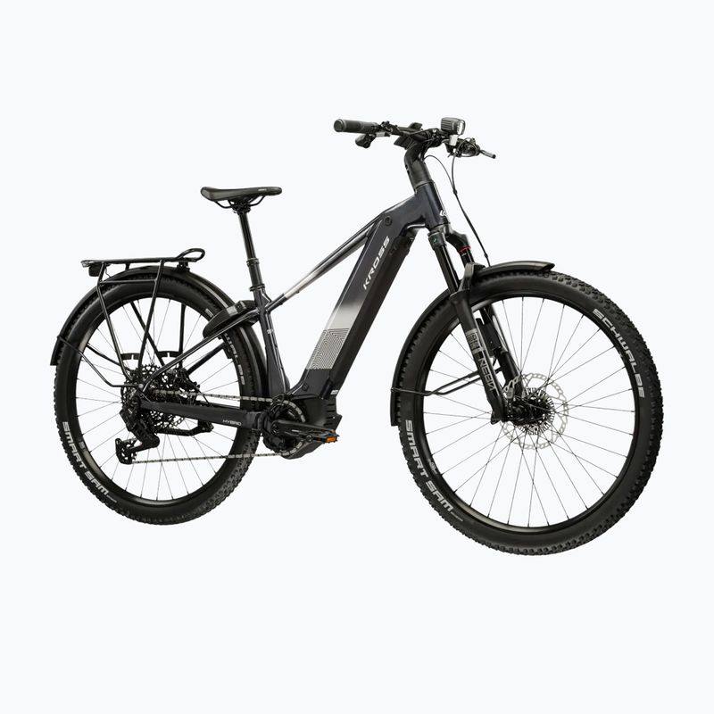 Elektrinis dviratis KROSS Influx Suv Hybrid 6.0 29 el. 800 Wh graphite/silver/gloss 2