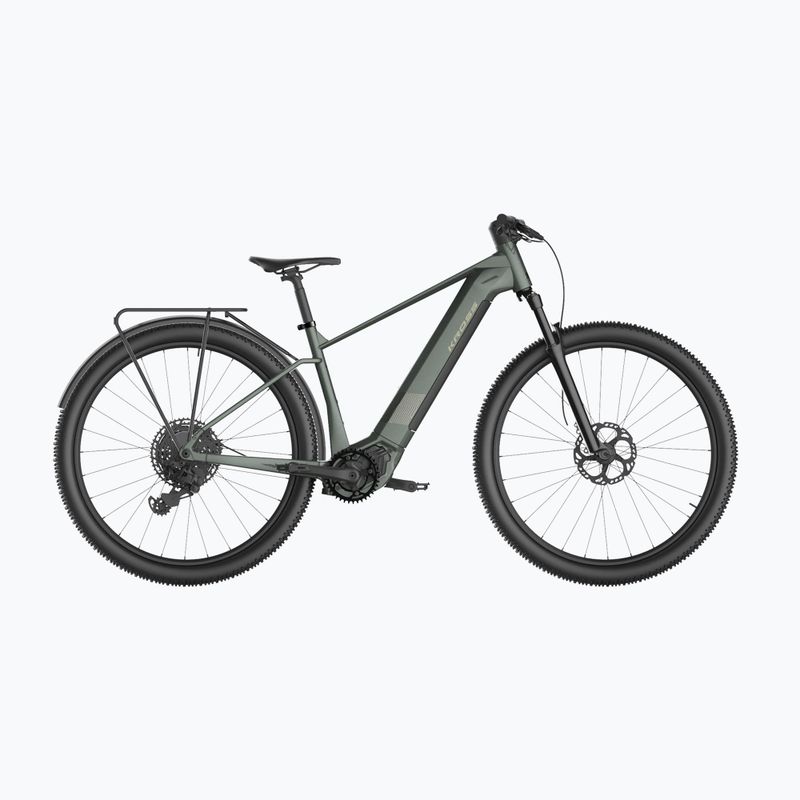 Elektrinis dviratis KROSS Influx Suv Hybrid 4.0 800 29 electric graphite/beige/gloss
