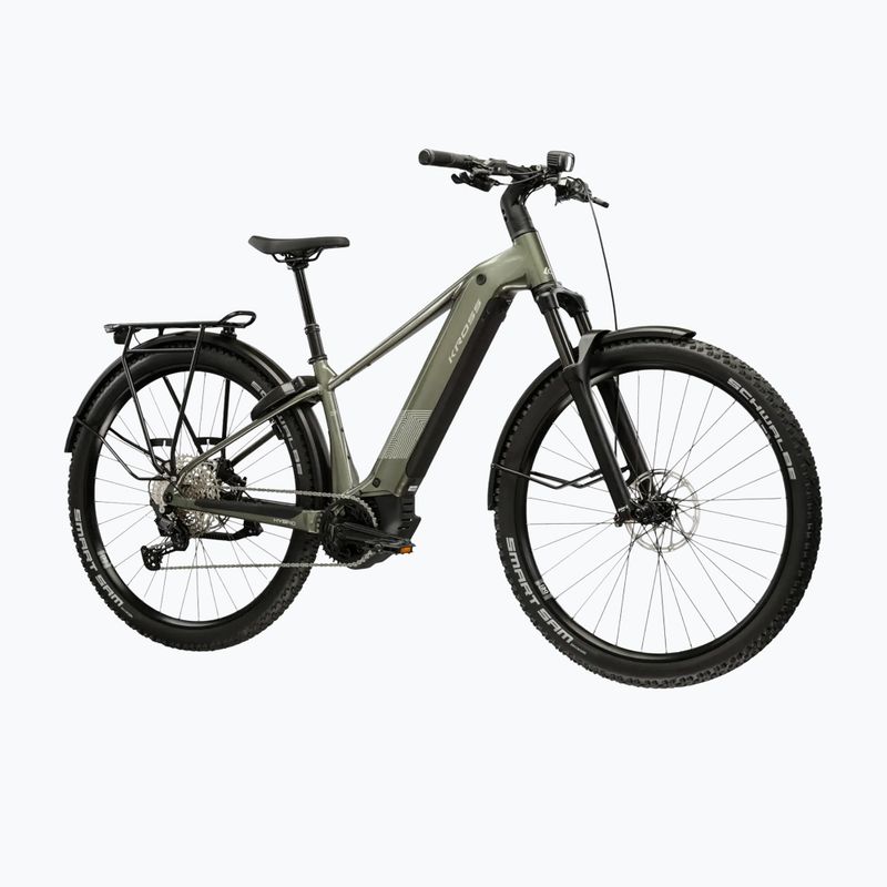 Elektrinis dviratis KROSS Influx Suv Hybrid 4.0 800 29 electric graphite/beige/gloss 2