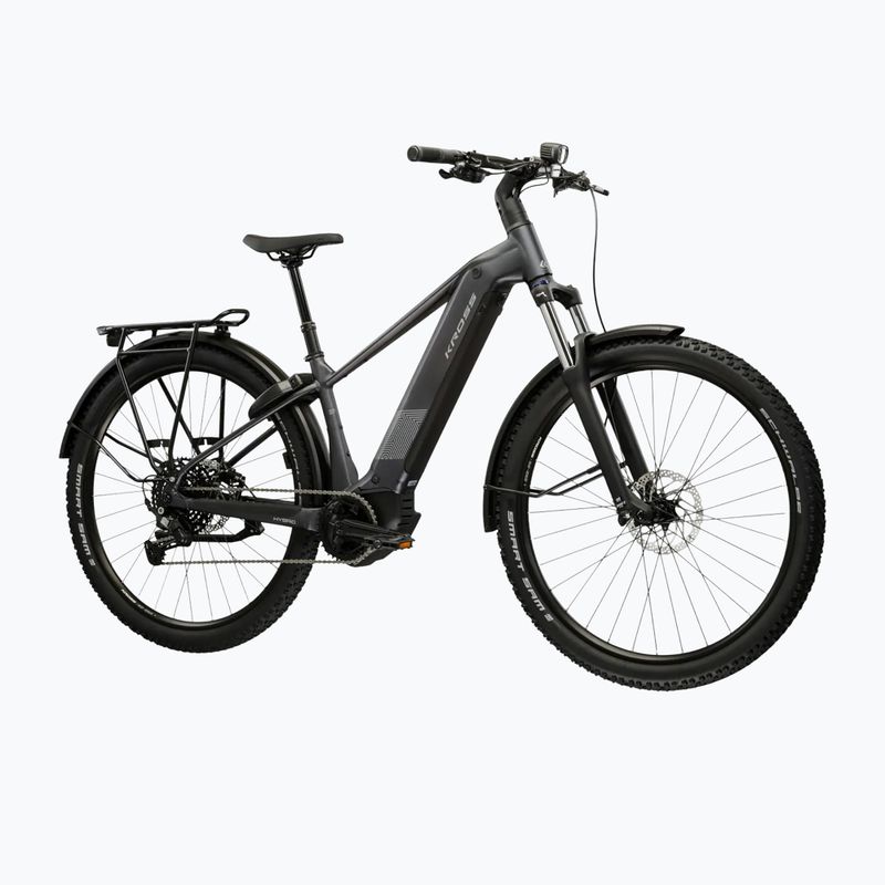 Elektrinis dviratis KROSS Influx Suv Hybrid 3.0 29 el. 800 Wh graphite/silver/matte 2