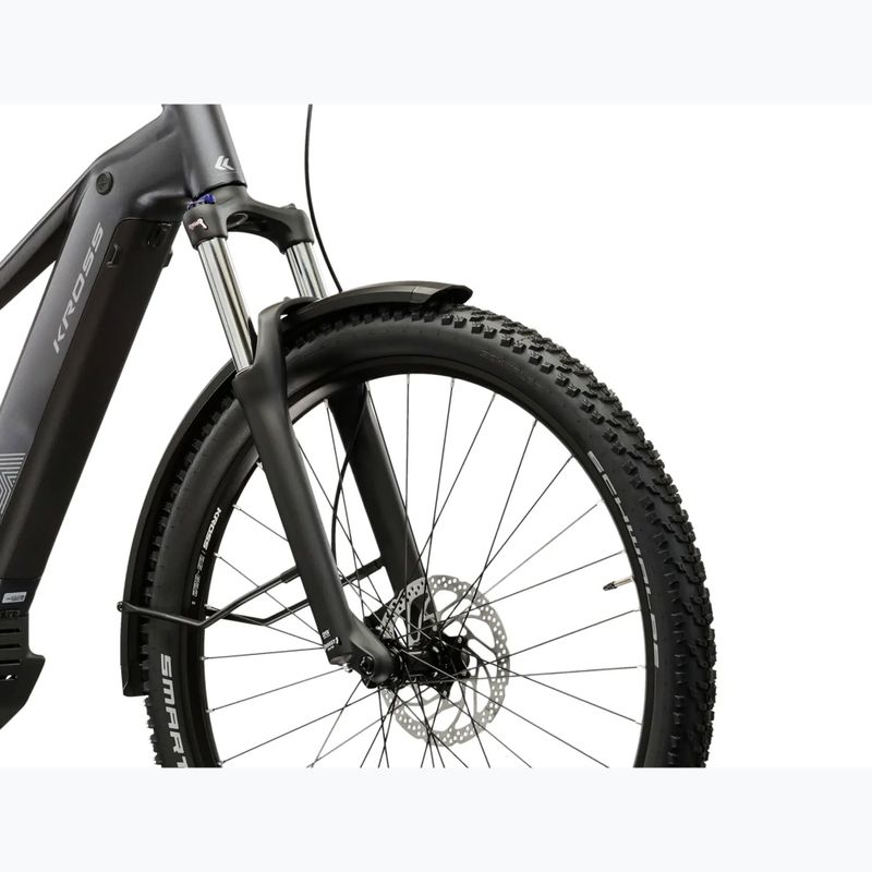 Elektrinis dviratis KROSS Influx Suv Hybrid 3.0 29 el. 800 Wh graphite/silver/matte 6