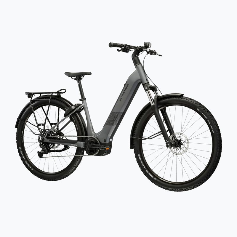Elektrinis dviratis KROSS Influx Suv Hybrid 2.0 600 29 electric grey/black/matte 2