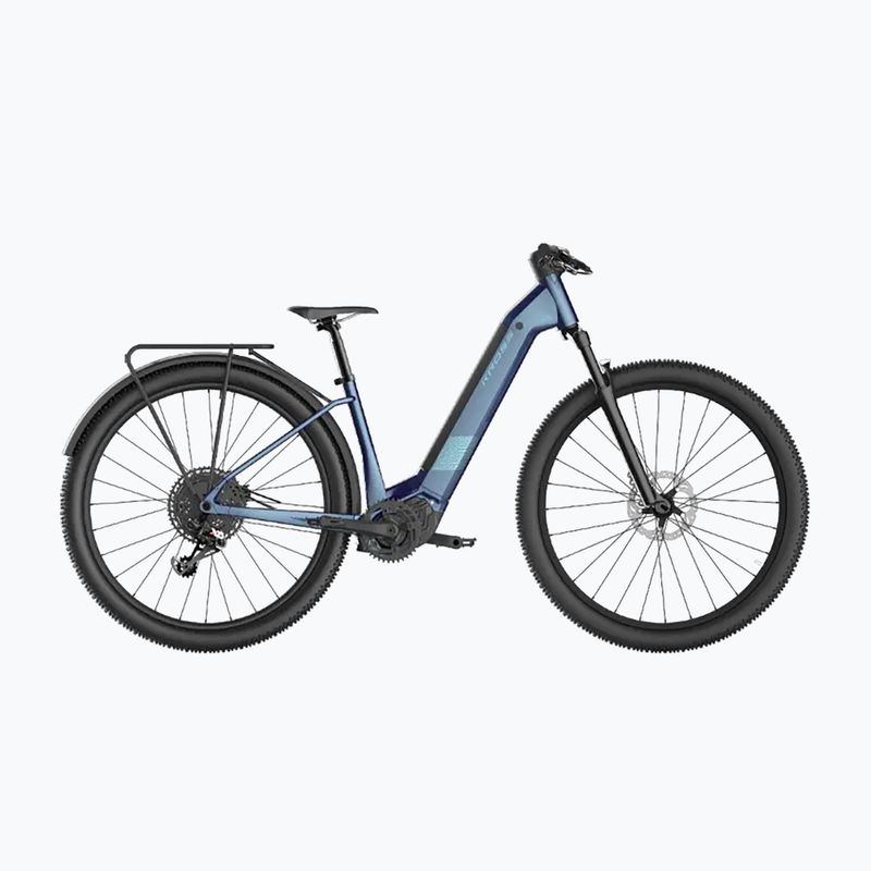 Elektrinis dviratis KROSS Influx Suv Hybrid 2.0 600 29 el. blue/light blue/gloss