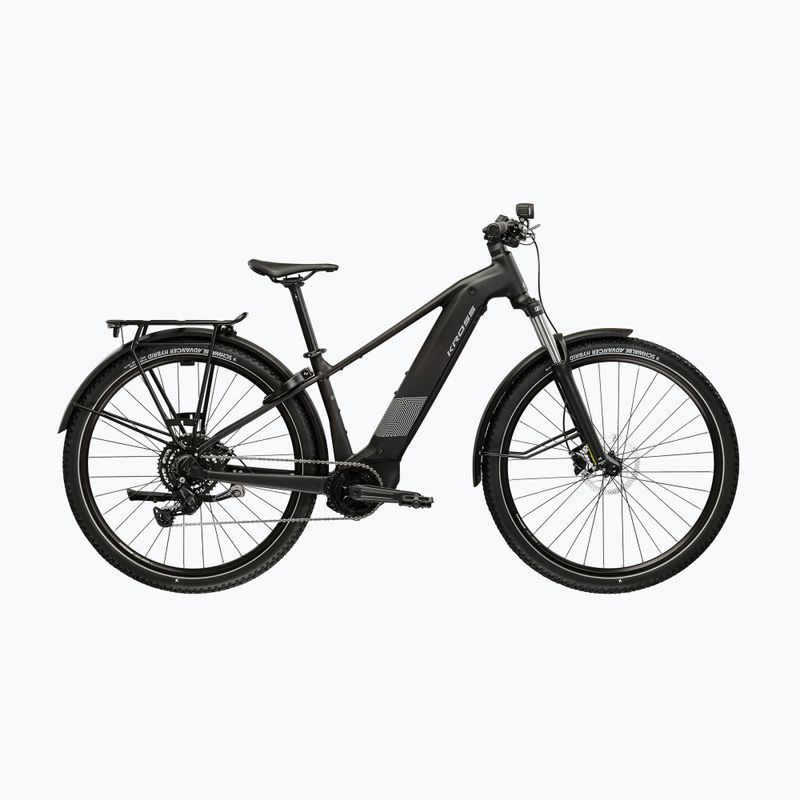 Elektrinis dviratis KROSS Influx Suv Hybrid 2.0 600 29 electric black/silver/matte