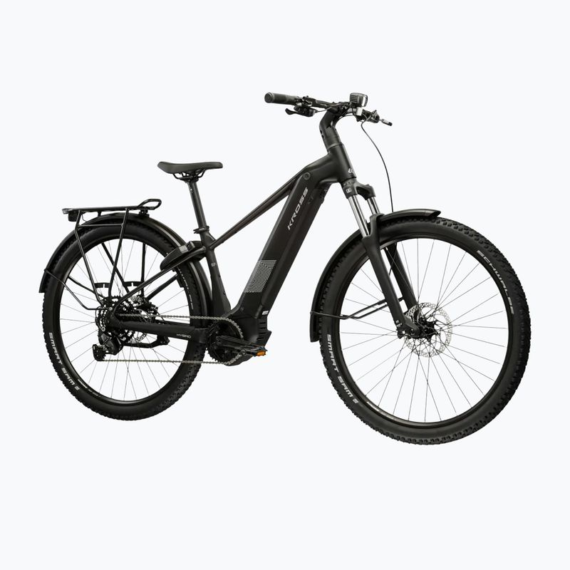 Elektrinis dviratis KROSS Influx Suv Hybrid 2.0 600 29 electric black/silver/matte 2